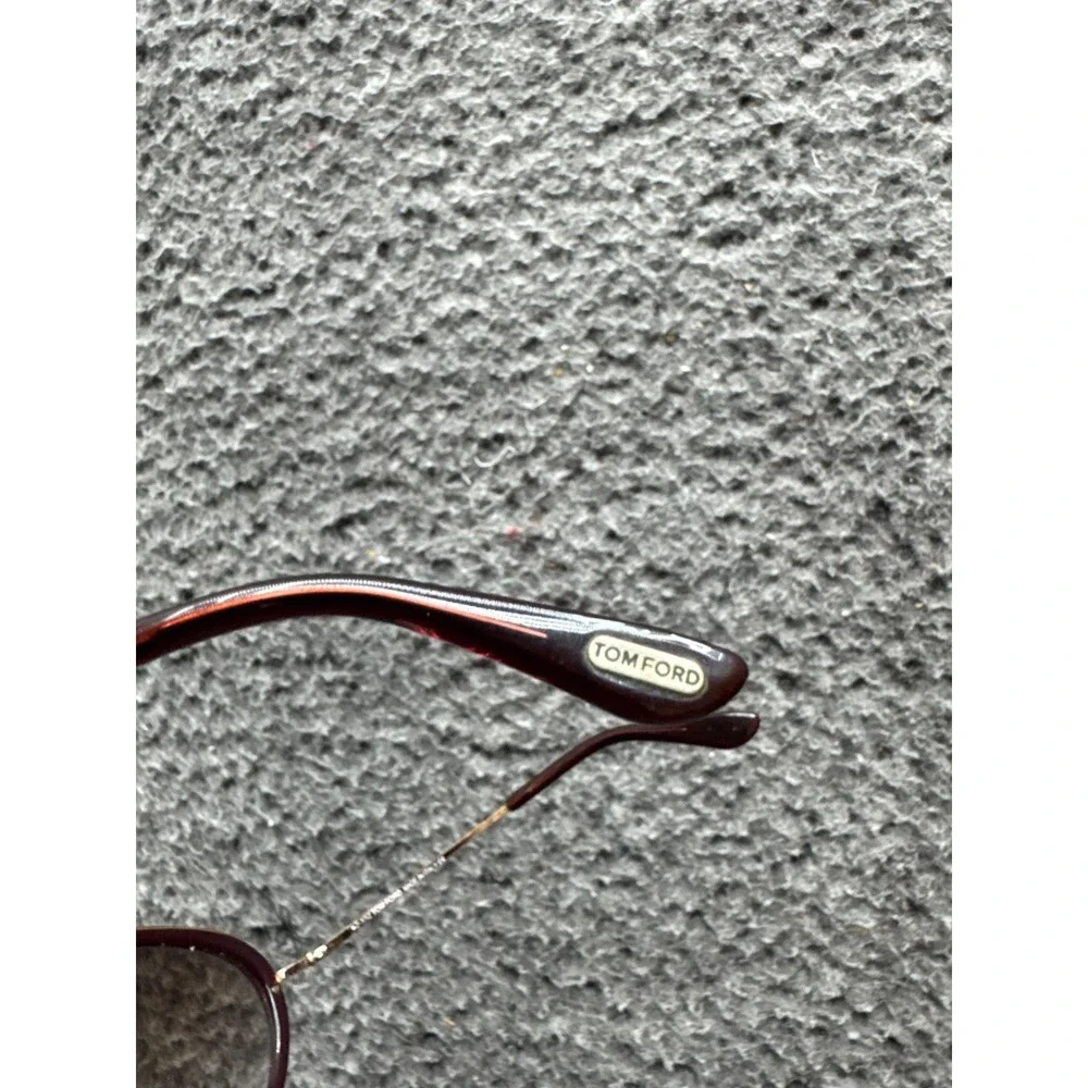 Tom Ford Faye TF281 71T Oversized Sunglasses Brown Gold Mens 61-16 130 Italy